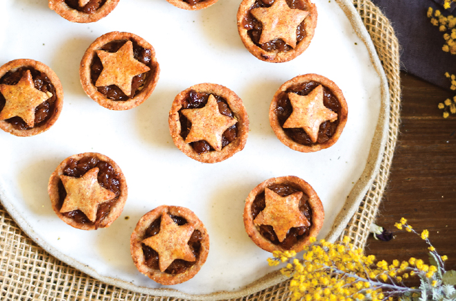 Christmas fruit low-carb mince pies