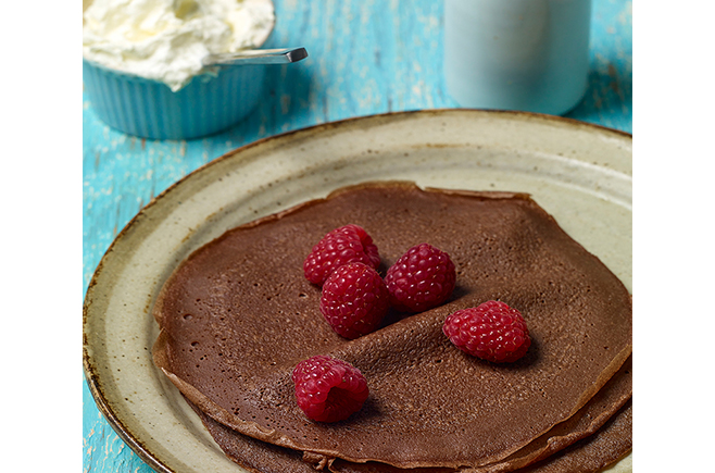 Dairy-Free Chocolate Crepes
