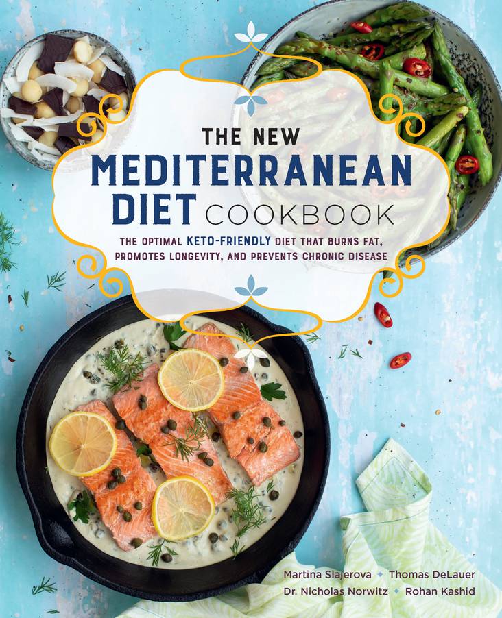 Pictured is the cover of The New Mediterranean Diet Cookbook