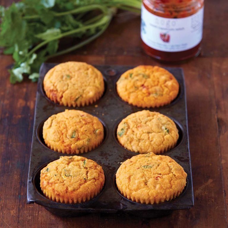 Tomato Relish And Corn Muffins