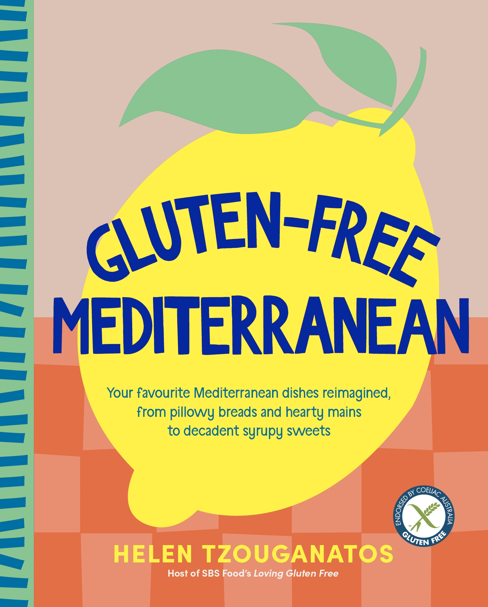 Cover of Gluten-Free Mediterranean featuring a drawing of a lemon.