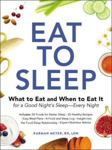 Eat To Sleep - What to Eat and When to Eat It book cover.