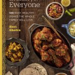 Indian For Everyone book cover. 100 easy, healthy dishes the whole family will love.